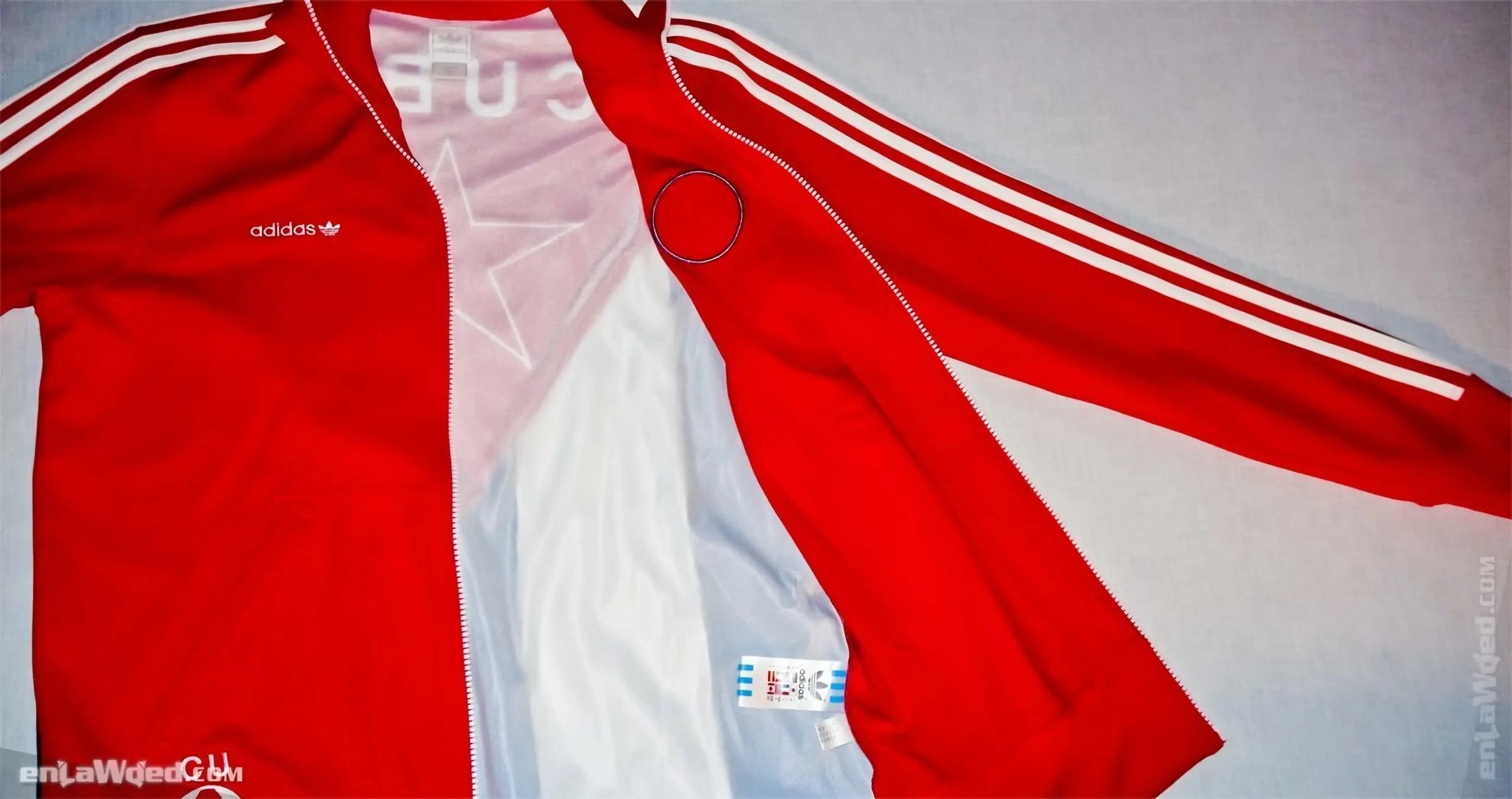 Adidas Originals Cuba World Cup Football Soccer Track Jacket Red