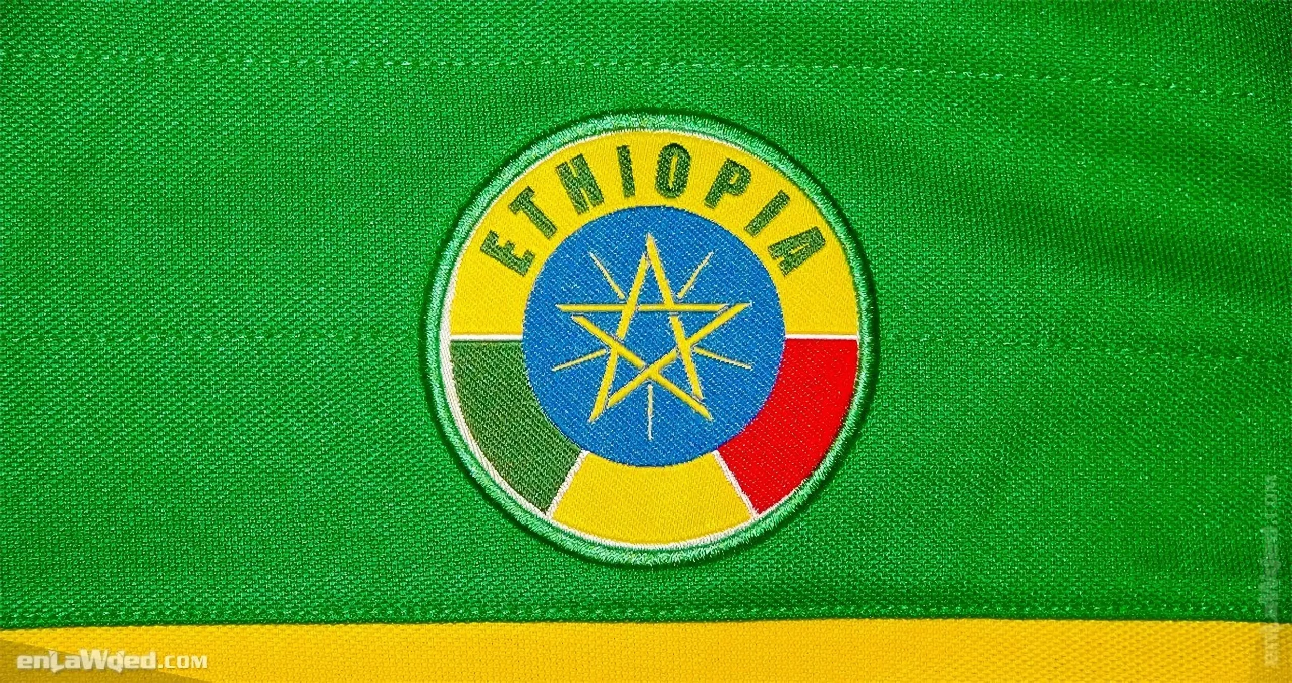 Zoom on the Ethiopia logo like the Ethiopian flag
