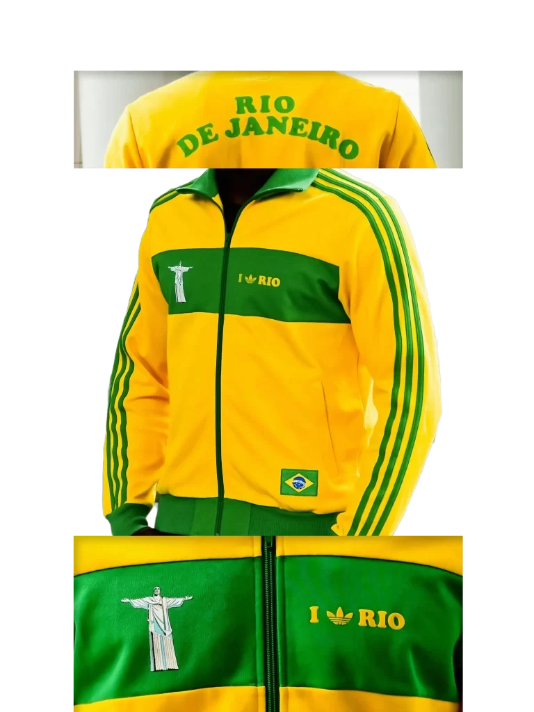 ADIDAS ORIGINALS RARE Rio De Janeiro Brazil Jacket Track Top Xl