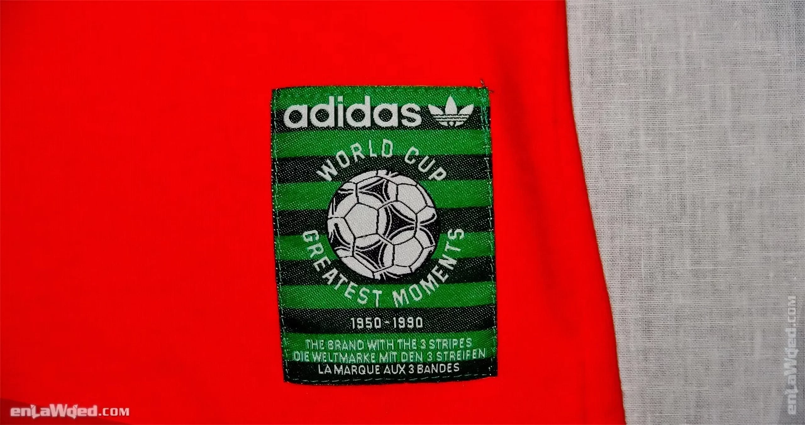 4th interior view of the Adidas Originals Netherlands 1974 Long Sleeve