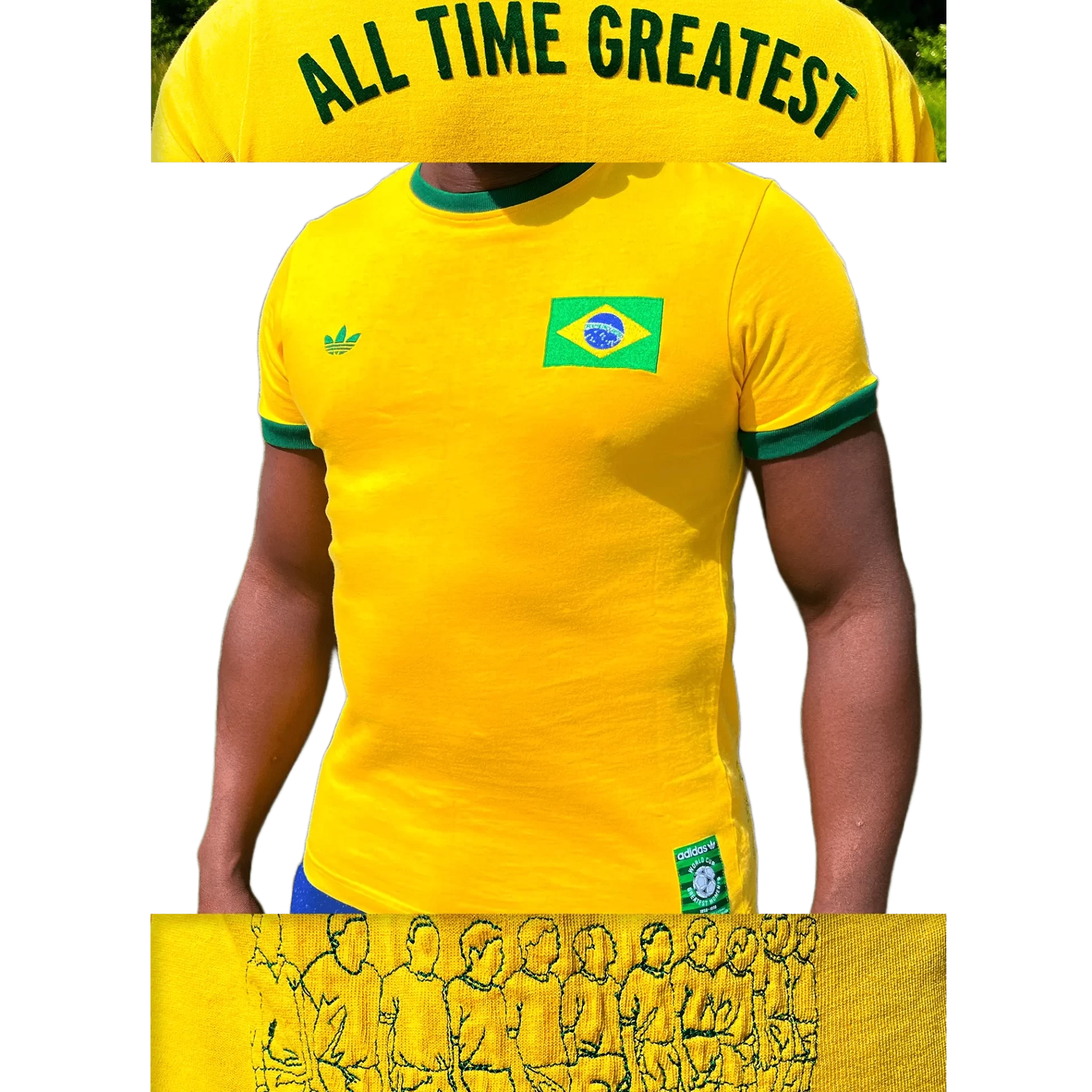 capacidad Evaporar Salvación Men's 2006 Brasil '70 T-Shirt by Adidas Originals: Memorable - EnLawded