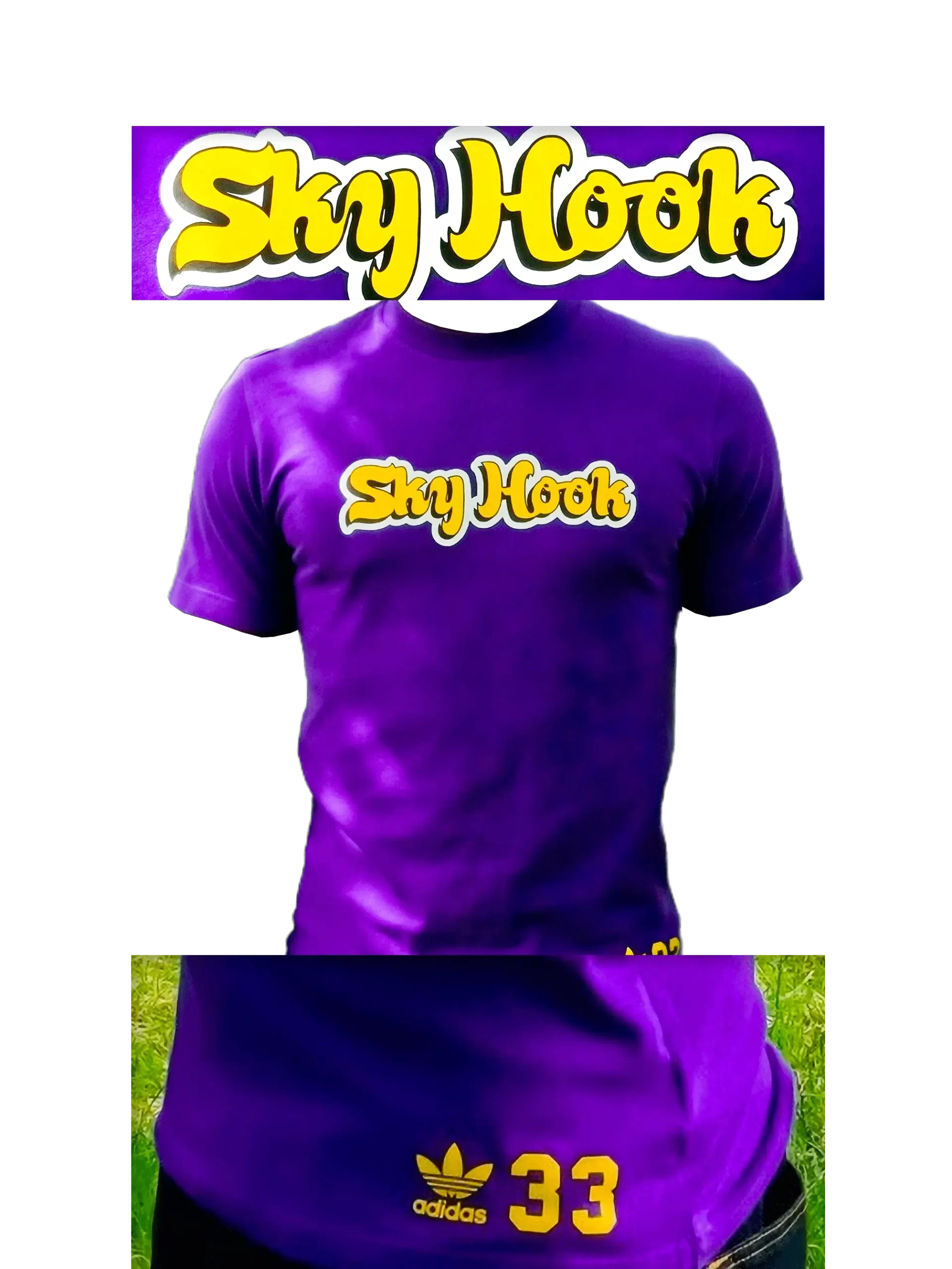 Men's 2004 SkyHook Lakers #33 T-Shirt by Adidas: Unburdened (EnLawded.com file #lmchk76165ip2y124826kg9st)