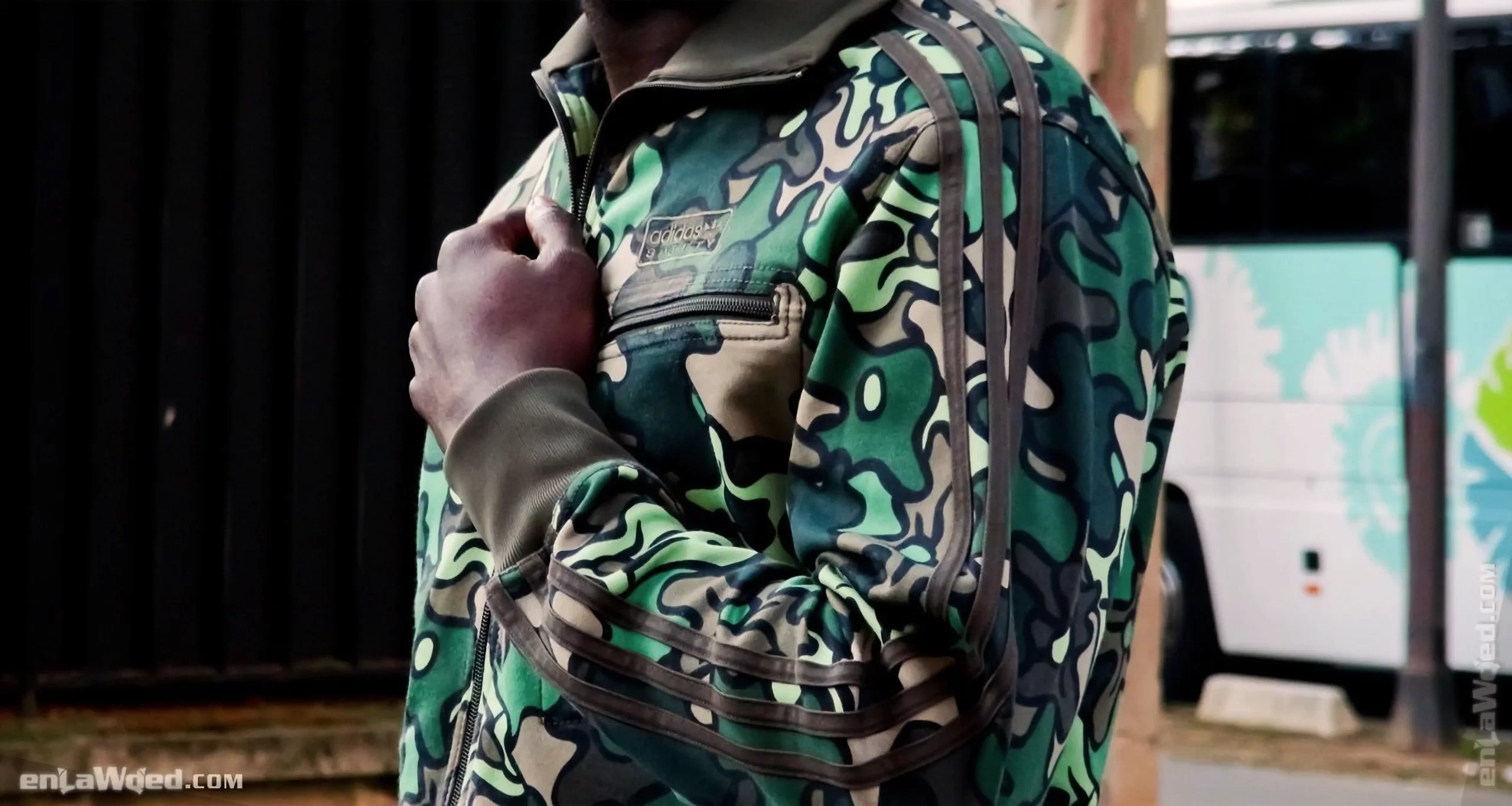 Men’s 2006 Adidas Originals Green Safety Camo Track Top: Resourceful (EnLawded.com file #lmchil4vy2yx4z8ls8k)
