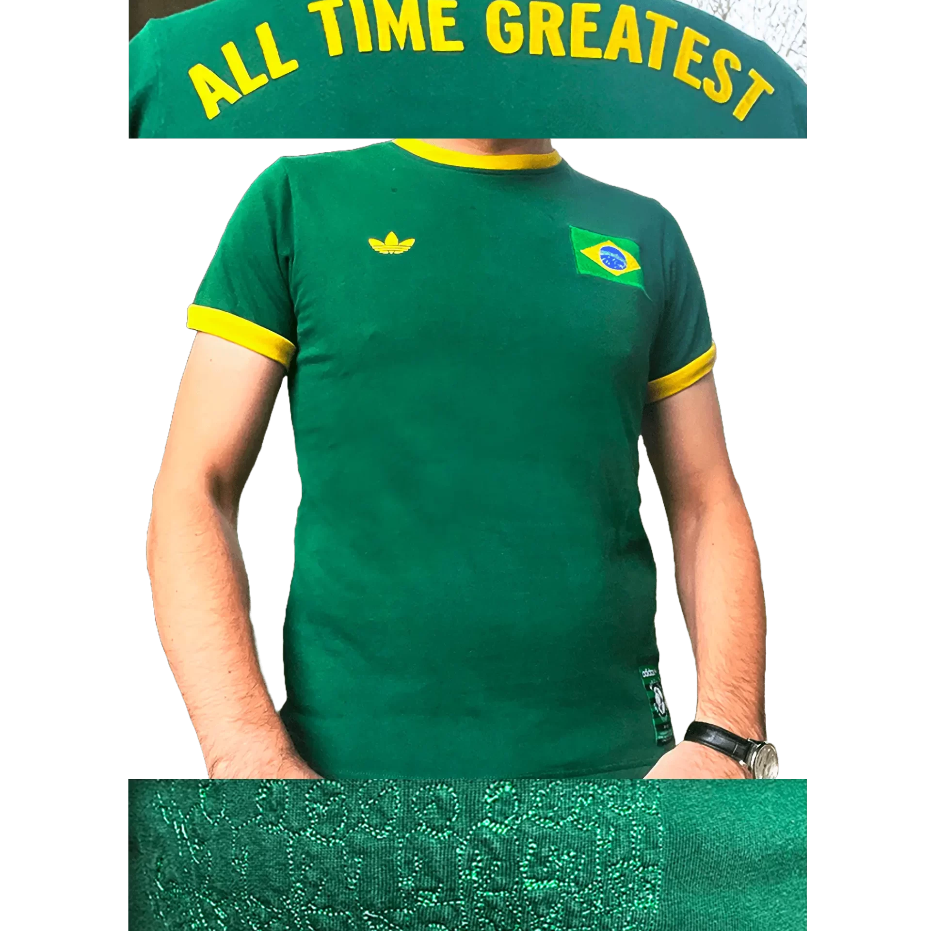 Men's 2006 Brasil '70 Green T-Shirt by Adidas Originals: Direct