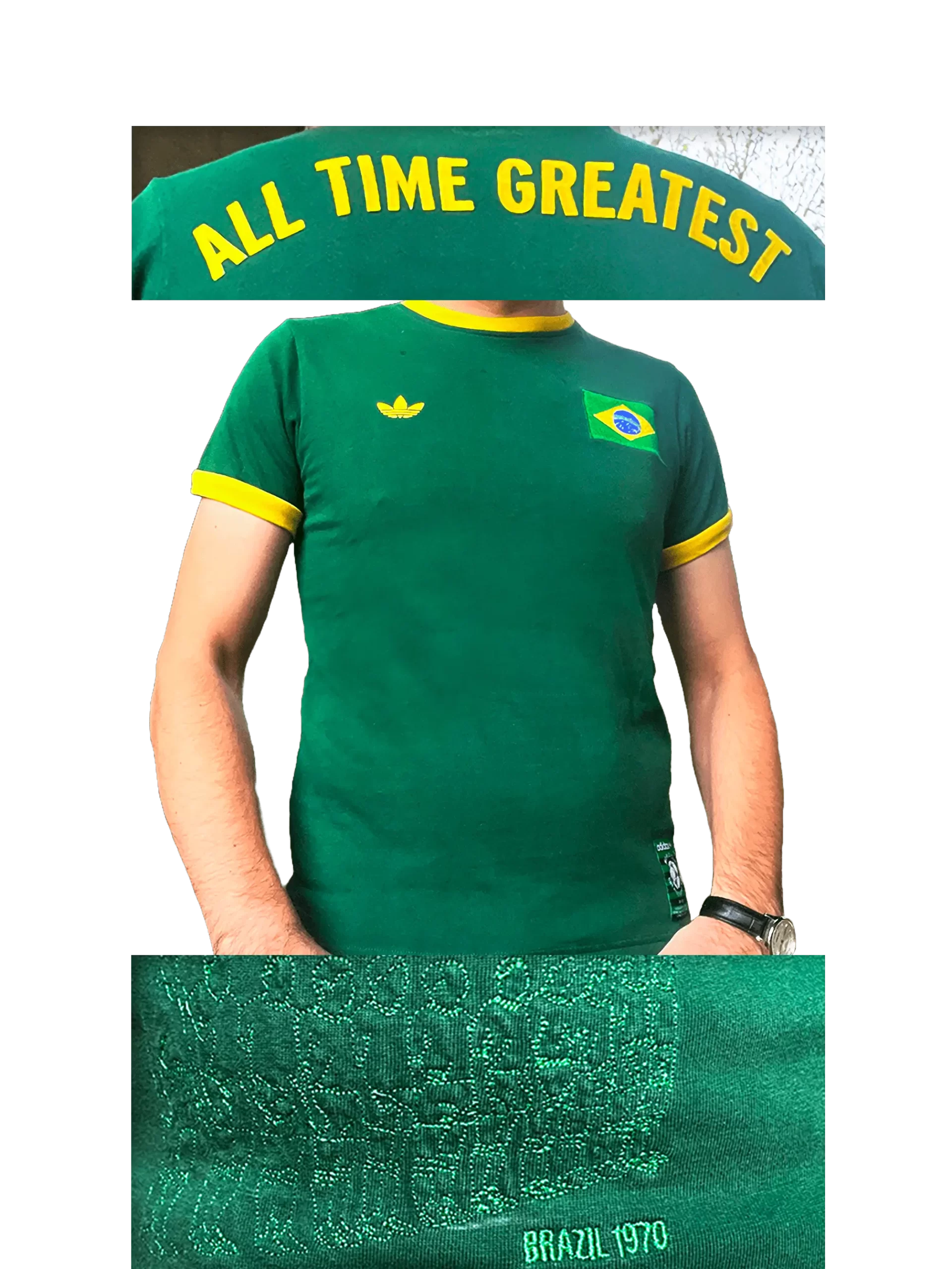 Men's 2006 Brasil '70 Green T-Shirt by Adidas Originals: Direct