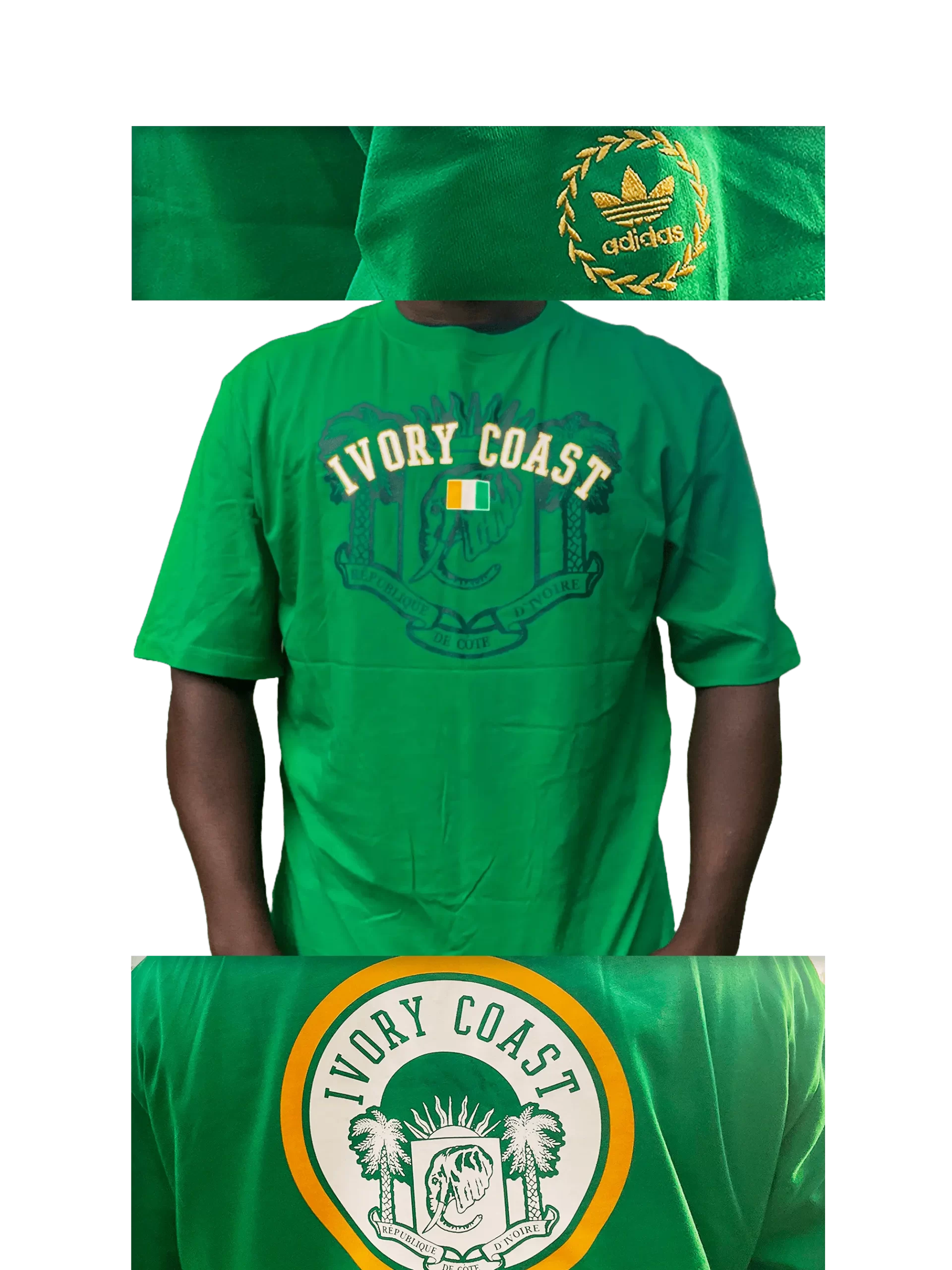 Men’s 2007 Ivory Coast T-Shirt by Adidas Originals: Surefire